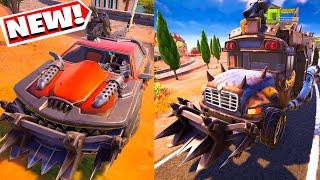 Where to find New Nitro Car & Armored Battle bus in Fortnite locations chapter 5 Season 3