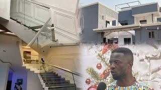 Wow Kwaku Manu Finally Opens His Multimillion House; Watch The Inside And Outside Of The House