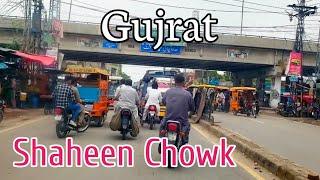 Gujrat City of Pakistan| Gujrat Shaheen Chowk| Traveling Gujarat Pakistan