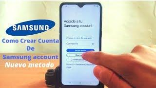 COMO CREAR UNA CUENTA DE SAMSUNG ACCOUNT (PASO A PASO) PARA TODO LOS MODELO DE SAMSUNG