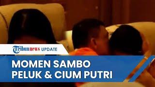 Momen Ferdy Sambo Peluk dan Cium Putri Candrawathi saat Rekonstruksi di Rumah Pribadinya