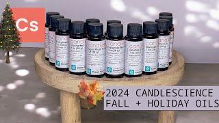 Candlescience 2024 Fall + Holiday oils | *record number of oils*