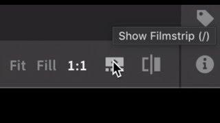 How to use the filmstrip in Photoshop Lightroom