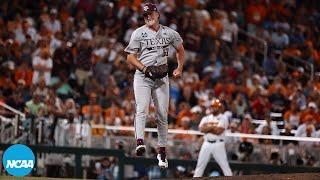 Texas A&M vs. Tennessee: 2024 Men's College World Series Finals Game 1 highlights