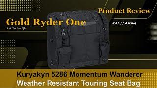 Kuryakyn 5286 Momentum Wanderer Seat Bag