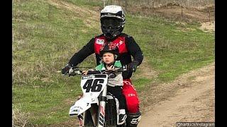  Pink's Husband Brushes Off Criticisms for Taking Toddler Son Motocross Riding