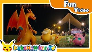 [Cat’s Kitchen] Camping Trip with Pokémon: Lasting Bonds ️ | Pokémon Kids TV​