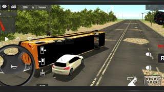 IDBS Bus Driver Simulator - BusIndonesia Driving Jalan Lintas Sumatra - Android GamePlay