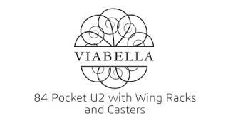 Viabella 84 Pocket U2 with Wing Racks and Casters Video Instructions