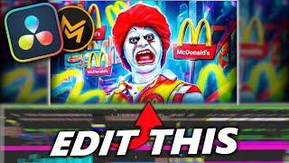 How to edit like MagnatesMedia: Mc Donalds (Davinci Resolve)