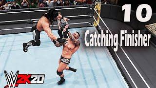 10 AMAZING Catching finisher OF ALL TIME- WWE2K20- IDO GAMING