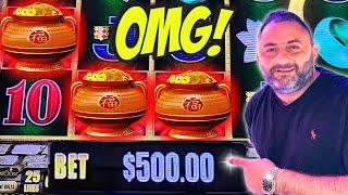 OMG! WITNESS THE BEST SESSION OF MY LIFE ON DRAGON LINK WITH $500 BETS!
