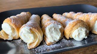 Easy Homemade Cream Horns With Lemon Cream! 