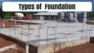 Types of foundation: Types of foundation in buildings