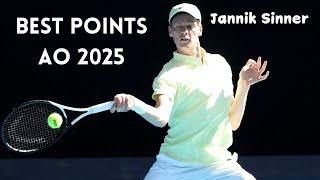 Jannik Sinner Super Points in AO 2025 (HD)