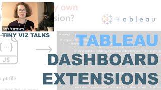 Tableau Dashboard Extensions | Anya Prosvetova