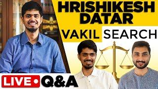 Q&A with Hrishikesh Datar, Founder of Legaltech Startup Vakilsearch