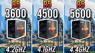 Ryzen 5 3600 vs Ryzen 5 4500 vs Ryzen 5 5600