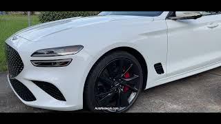 Best Detailed Walkaround 2022 Genesis G70 3.3T RWD Sport Prestige