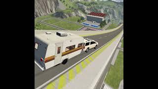 Car Jump Arena Chevrolet Suburban 1000HP with trailer Jump record -  BeamNg.Drive #shorts