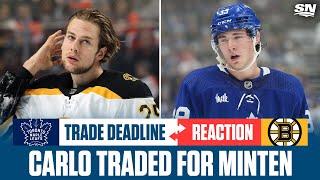 Bruins Trade Brandon Carlo To Maple Leafs | NHL Trade Deadline Reaction