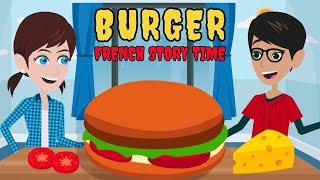 Homemade Burger | Easy French Conversation for Beginners | Conversation en Français