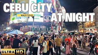 Massive Crowd Downtown Cebu City Walk Tour 2 Days before sinulog UHD