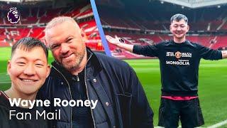 Cycling from Mongolia to Old Trafford! Wayne Rooney surprises Manchester United fan