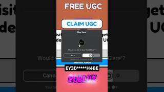 ROBLOX PROMO CODE FOR COOLEST FREE ITEM  IN 2024 #roblox #robloxfreeitems #robloxpromocodes