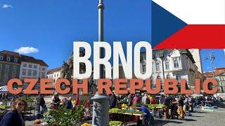 【Brno, Czech Republic】Walking Tour, 4K