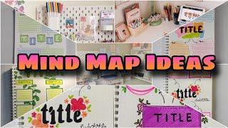 Mind map ideas for school projects and assignments|That Aesthetic Girl| Compilation #schoolproject