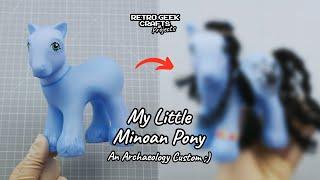 History & Archaeology My Little Minoan Pony Custom - From Blank to Paint, Rehair, Sculpt DIY OOAK