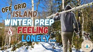 Off Grid Island Homesteading: Winter Prep and Feeling Lonely | S2 Ep48