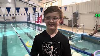 A young Y swimmer has great potential