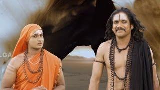 Jagadguru Adi Shankara Scenes - Chandaludu Will Meet With Shankara - Nagarjuna