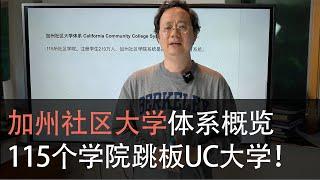 第四十六期 【加州社区大学体系概览，115个学院跳板UC大学】