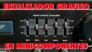 EL ECUALIZADOR GRAFICO en MINICOMPONENTES‼️ #254 