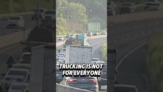 Trucking is not for everyone! You have to be emotionally stable to work as a truck driver. #trucker