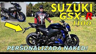 SUZUKI GSX-R 1100 DE 1997 PERSONALIZADA COM KIT CARENAGENS NAKED