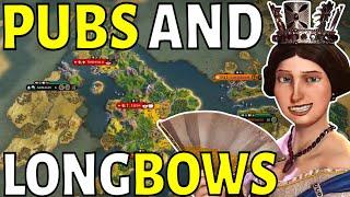 Civ 6 | 20 Player TSL, Longbows, Pubs And Ships Of The Line! – (#1 Deity England Civilization VI)