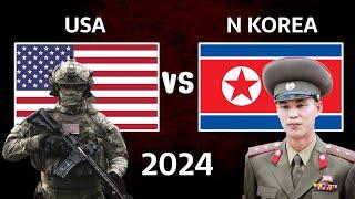 USA vs North Korea Military Power Comparison 2024 | North Korea vs USA