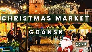 [4K] Weihnachtsmarkt Danzig 2023 [Christmas Market in Gdańsk, Poland]