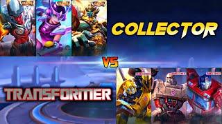 COLLECTOR VS TRANSFORMERS 1 VS 1 FIGHT | MOBILE LEGENDS COLLECTOR VS TRANSFORMERS