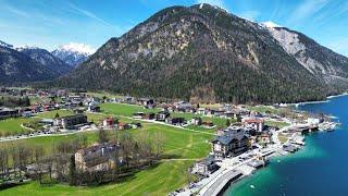 Aerial Drone Footage of Pertisau - Austria Spring 2023