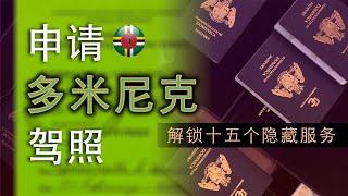 多米尼克公民还有十五个隐藏服务！？真实经验，本集先教你如何申请多米尼克驾照！#多米尼克 #护照 #驾照 #税号 #国际驾照