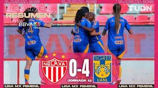 Resumen y goles | Necaxa 0-4 Tigres| Liga MX Femenil - J11 CL2025 | TUDN