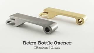 Retro Titanium Bottle Opener