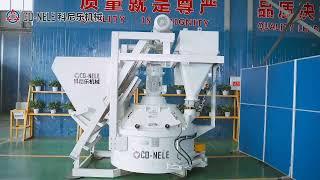 CMP330 planetary concrete mixer for refabricated elements