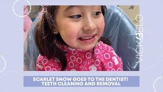 SCARLET SNOW GOES TO THE DENTIST! | Teeth Cleaning and Removal | Vicki Belo Vlog