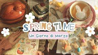 Un giorno di Marzo/arriva la primavera/letture primaverili/biscotti coniglio /Scrapbooking/Spring